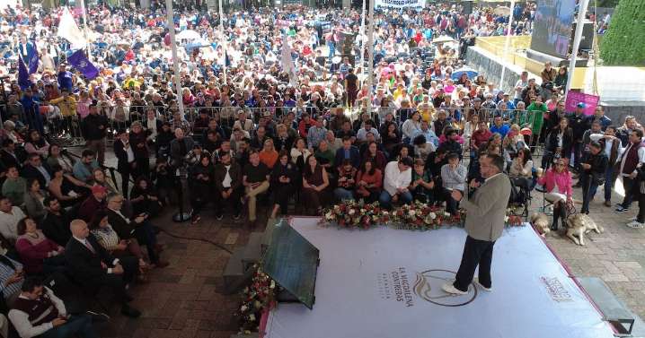 Fernando Mercado, alcalde de La Magdalena Contreras, presenta su primer informe de resultados