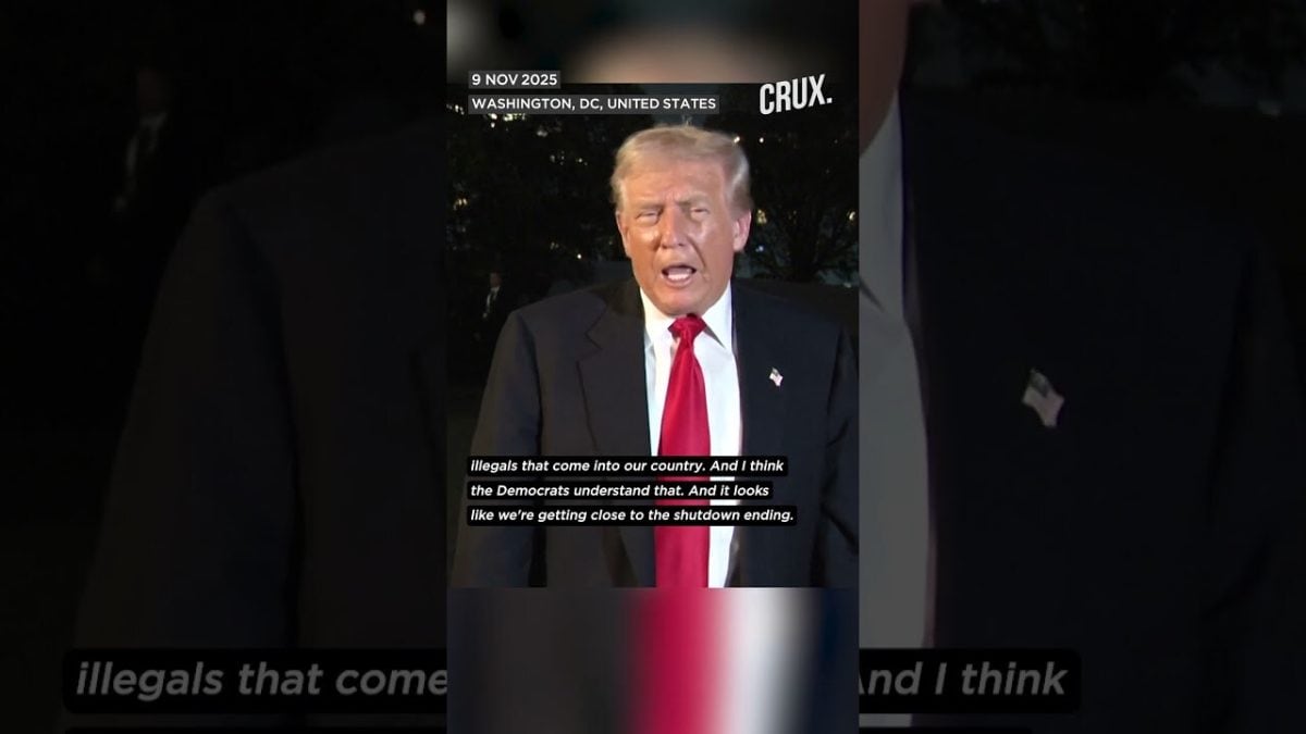 Trump Says US Government Shutdown End is ‘Getting Close’, Senators Reach Deal