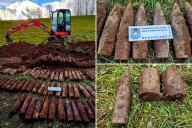 Czech father and son discover cache of WW2 ammunition while metal detecting near Poland border