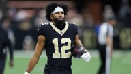 Saints’ Chris Olave downgraded on injury report for Dolphins game with back spasms