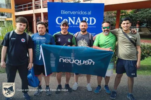 Loncopué: Escuela Municipal de Tenis de Mesa participó en curso nacional de entrenadores