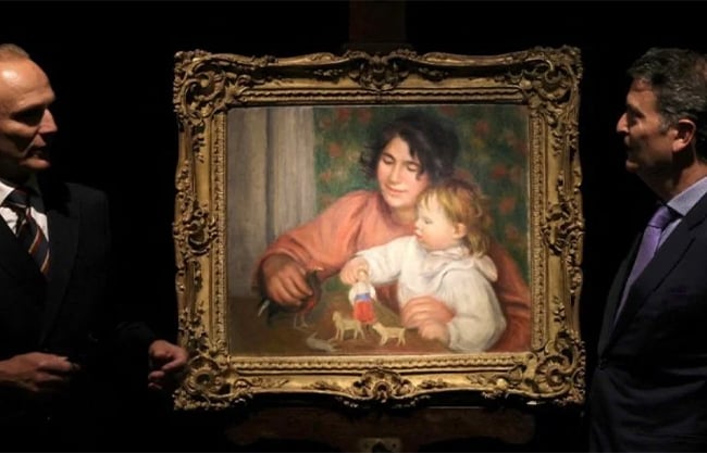 Pieza inédita de Renoir alcanza 1.8 millones de euros