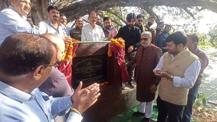 Conservation Work Commences On Upper Barnai Jal Talab; MLA Lays Foundation Stone