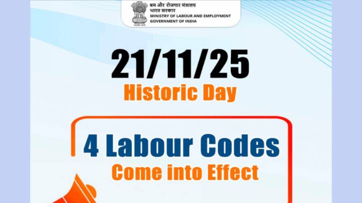 Centre enforces four Labour Codes to simplify, streamline India’s labour laws
