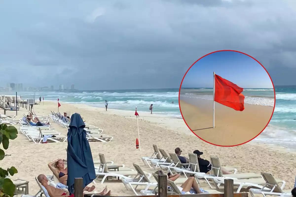 ¡Alerta! Estas son las 9 playas de Cancún con bandera roja a las que no se deben ingresar