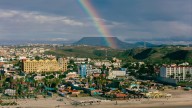 Arcoiris adorna el cielo de Rosarito