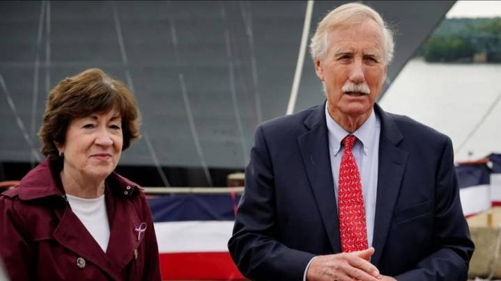 King, Collins back Senate deal to reopen government