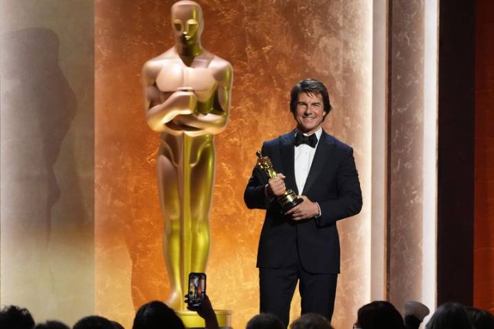 Tom Cruise receives honorary Oscar, says making films is ‘not what I do, it is who I am’