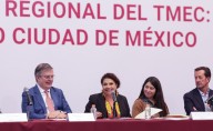CDMX busca fortalecerse en el T-MEC; Clara Brugada presenta propuestas económicas