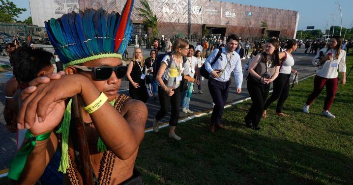 Climate protesters march on COP30 with costumes and drums demanding to be heard