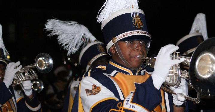 Strike up the band: North Carolina A&T returns for Danville Christmas parade