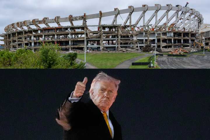 Trump wants his name on new Washington Commanders stadium, report says