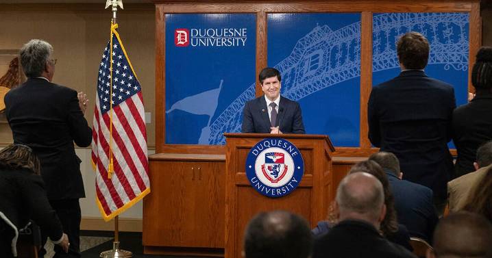 David Dausey introduced as Duquesne University's next president