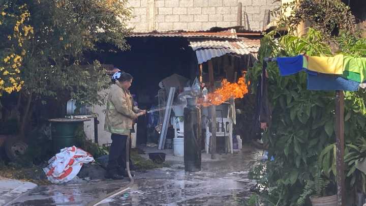 Fuga de gas en vivienda del 25 y 26 Carrera Torres moviliza a bomberos