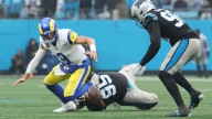 Matthew Stafford sets record for most TD passes without an interception, then throws 2 interceptions and fumbles in Rams 31