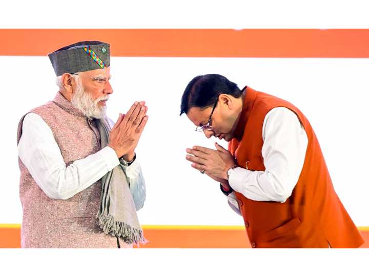 Dhami thanks PM Modi for projects worth Rs 8140 cr