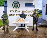 Hallan más de 25 kilos de pasta base de coca en Orito