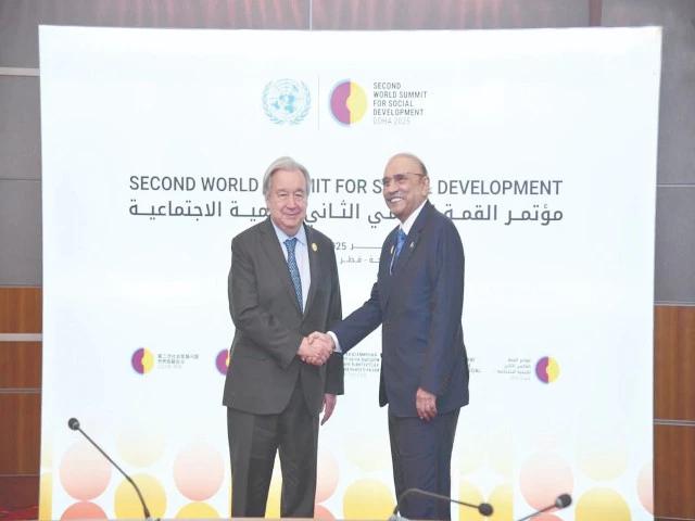 Zardari warns against 'weaponisation of water'