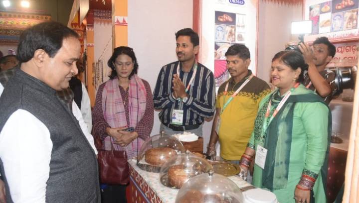 Odisha Pavilion Shines at IITF 2025; Minister Krushna Chandra Patra and DRPSC Members Praise State’s Art, Culture & Women Empowerment