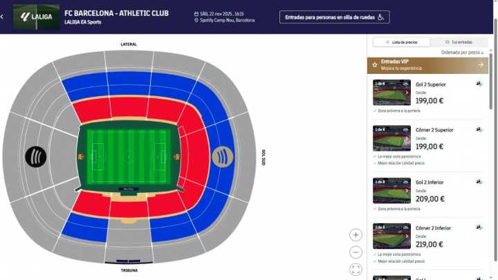 El regreso al Camp Nou dispara el precio de las entradas: La más barata 199 euros