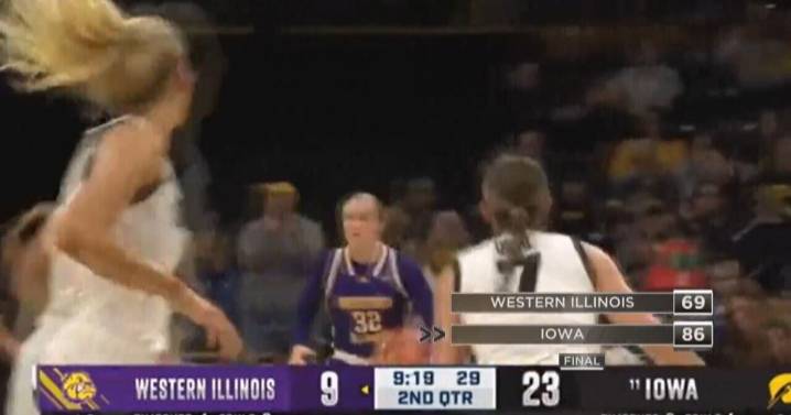 Deal, Heiden led No. 11 Iowa women in 86-69 victory over Western Illinois