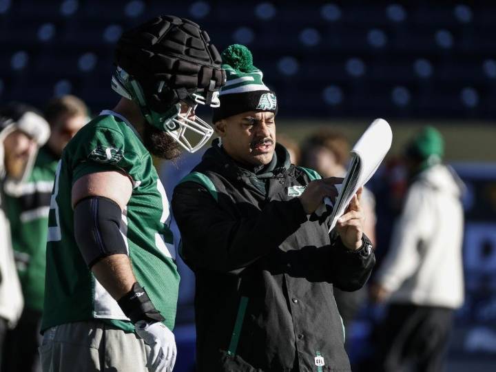 Roughriders’ RB coach Andrew Harris wants to make it five