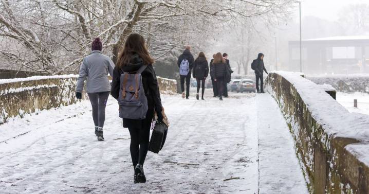NHS warning for seven groups of people after snow alert across Scotland