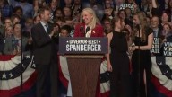Spanberger calls out daughter on stage: ‘You didn’t clean your room’