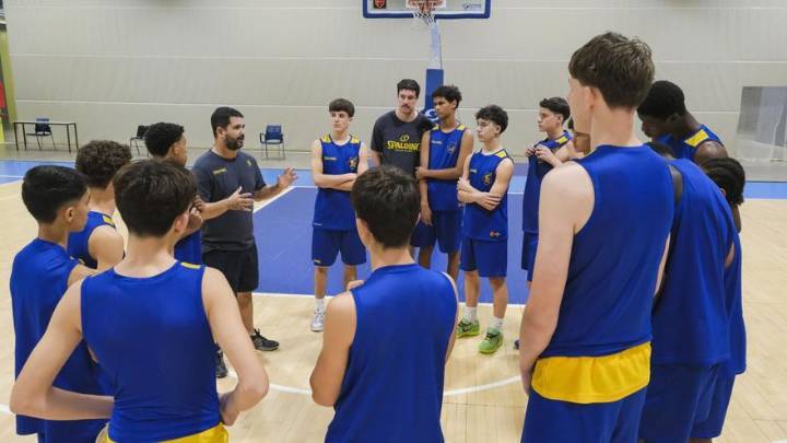 Equipo del CB Gran Canaria que va a la fase previa de la Minicopa en Valencia