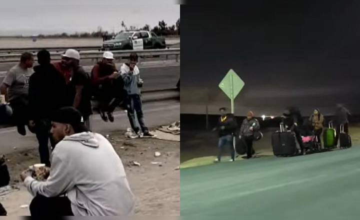 Migrantes llegan a la frontera de Perú por temor a deportaciones en Chile: "Ya me voy para mi país"