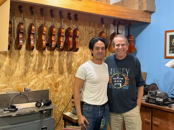 Twin Cities violin maker saves the day for David Byrne's bandleader