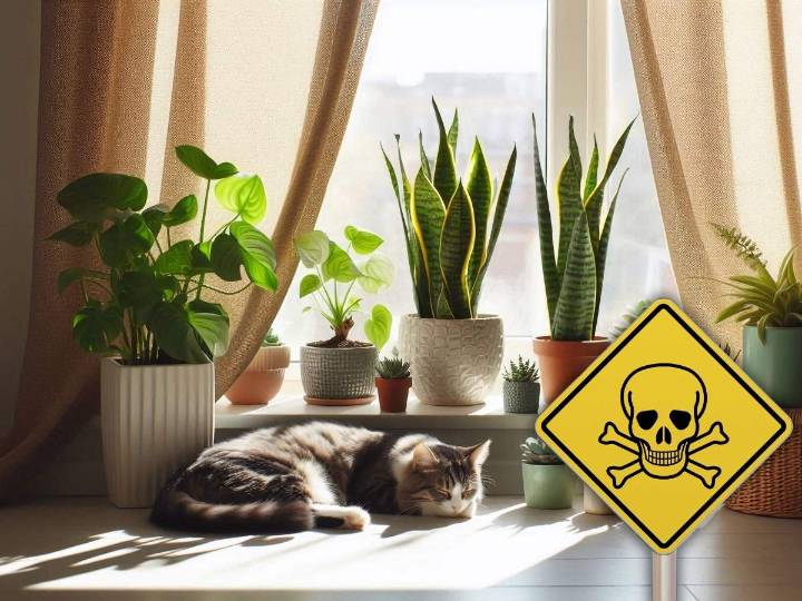 ¿Qué plantas son tóxicas para los gatos?