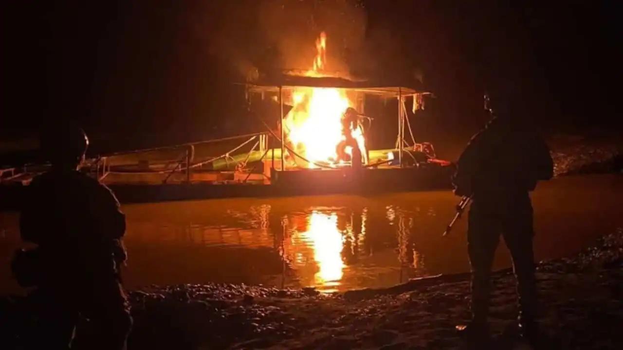 Operación sorpresa deja en ruinas 10 minas ilegales del Clan del Golfo en Cáceres