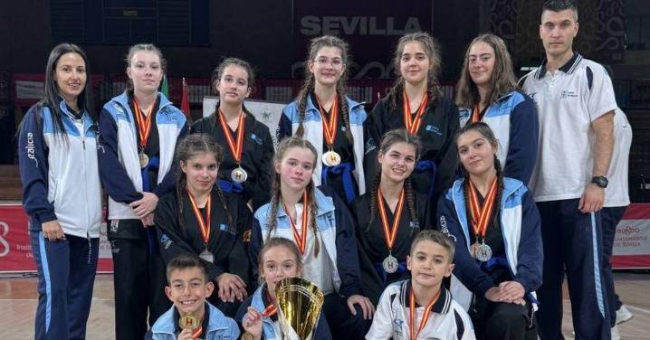 Nueve medallas ourensanas en el Campeonato de España de hapkido en Sevilla