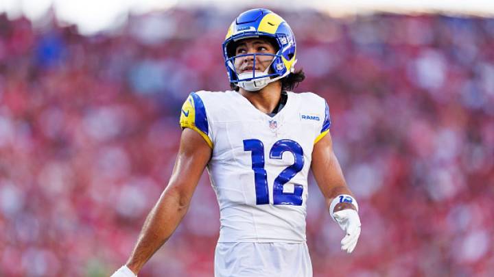 Los Angeles Rams receiver Puka Nacua teams up with Pepsi for a free lunch for fans at East Los Tacos