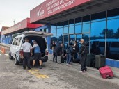 Piden a viajeros tomar previsiones ante el alto flujo que se registra en el aeropuerto de la frontera