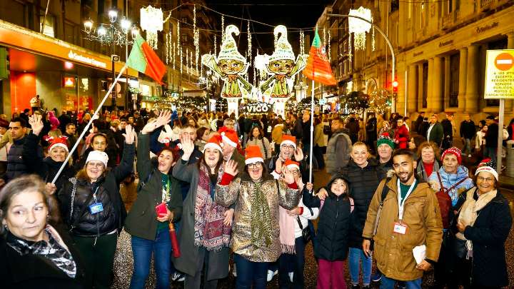 La Navidad de Vigo xa fala portugués