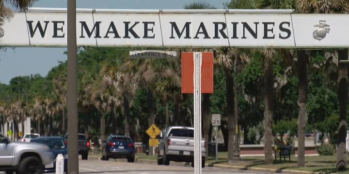 Recruit shot in the foot during training at Marine Corps Recruit Depot