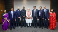 PM Modi meets Indian origin tech entrepreneurs, community members in Johannesburg