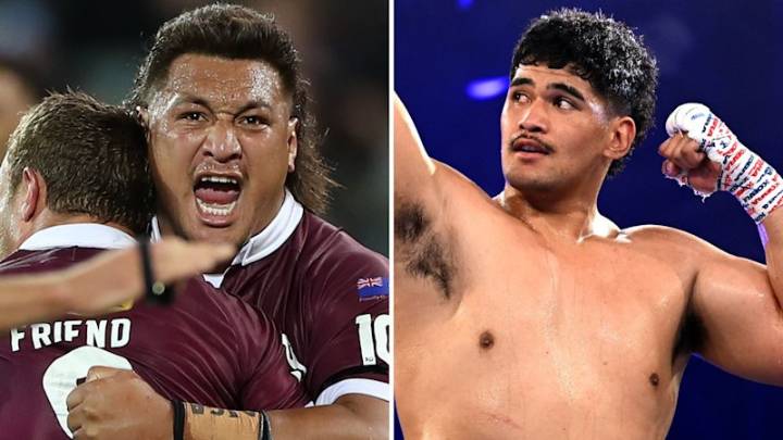 Alex Leapai Junior: Former Gold Coast Titans player dreams of world boxing championship fight at Suncorp Stadium