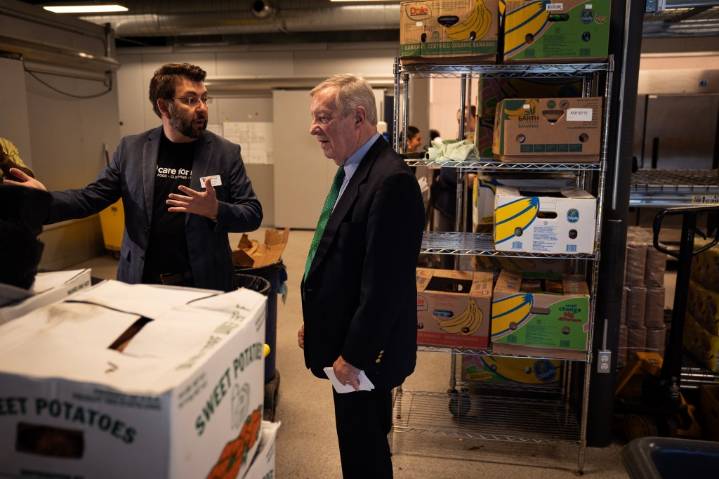 Durbin says shutdown vote could highlight divisions on health care