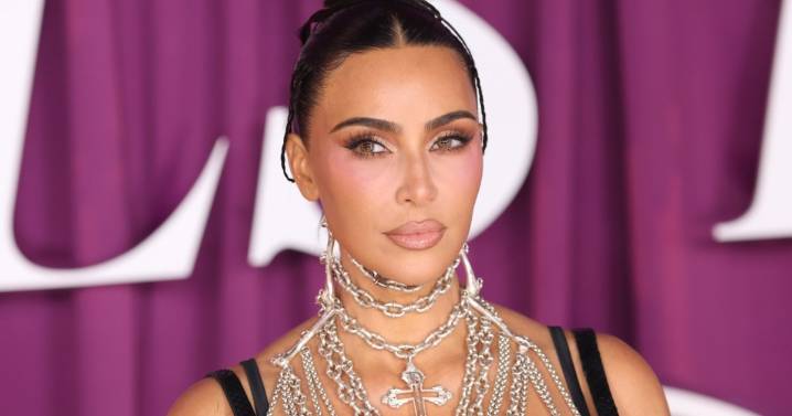 Kim Kardashian Wows Fans in Body Paint Look