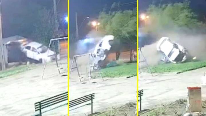 Video muestra fatal accidente en La Pintana: Conductor falleció tras chocar contra una casa en La Pintana