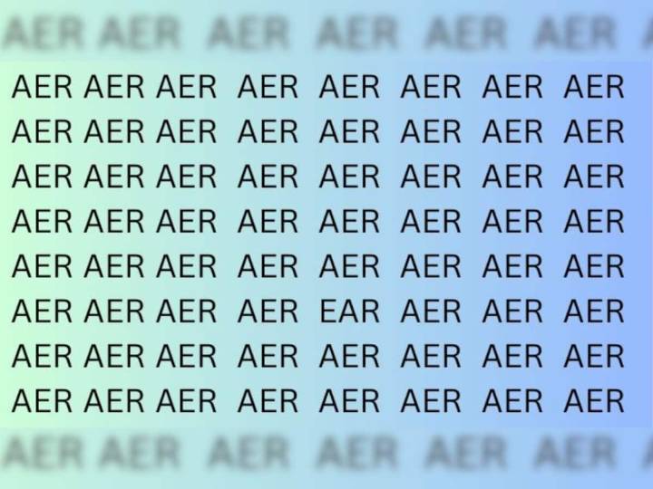 Optical Illusion Challenge: Can You Find The Word ‘EAR’ In Just 7 Seconds?
