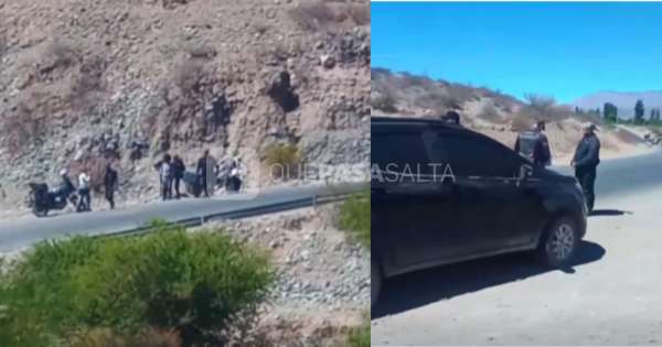 Turista venía a Salta y perdió el control en Ruta 40: terminó hospitalizado