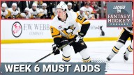 12 Players You NEED To Add For Week 6 Fantasy Hockey Matchups: Kindel | Hanifin 