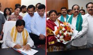 Sudarshan Reddy Assumes Charge as Telangana Government Advisor with Cabinet Rank