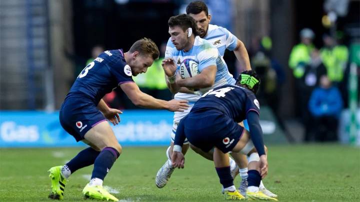 Los Pumas le ganaron a Escocia con una gran remontada