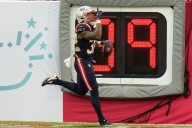 TreVeyon Henderson explains why he glanced over to sideline before running in for late TD