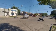 Choque de dos motos en Avellaneda y Pinto